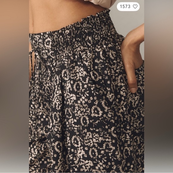 Anthropologie Ruched Poplin Parachute Pants, XSMALL TALL NWT - Picture 4 of 7